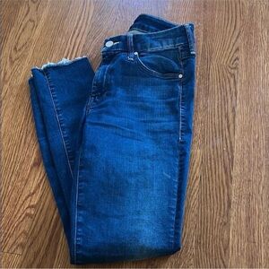 Mother denim The Looker ankle fray